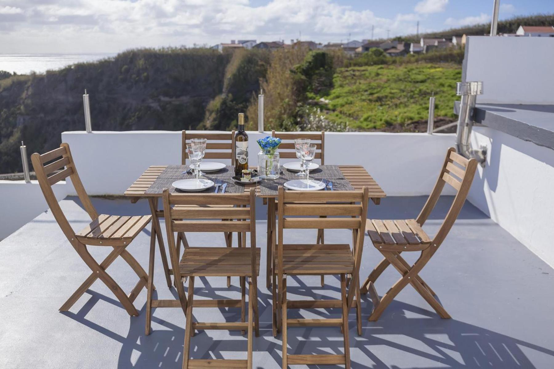 Villa Água de Alto Terrace House Esterno foto