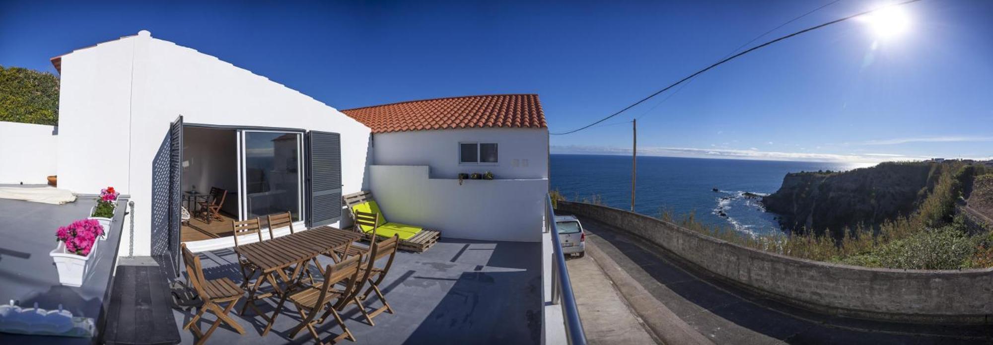 Villa Água de Alto Terrace House Esterno foto
